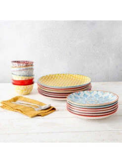 18tlg. Tafelservice "Sabae" In Bunt -Einrichtungsserien Geschäft ardtime 18tlg tafelservice sabae in bunt 2