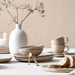 4x Schale 390ml FINCA In Beige -Einrichtungsserien Geschäft butlers 4x schale 390ml finca in beige 6