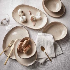 4x Schale 390ml FINCA In Beige -Einrichtungsserien Geschäft butlers 4x schale 390ml finca in beige 7