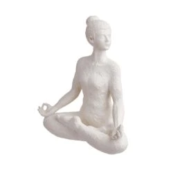 Deko Statue Höhe 24cm LOTUS In Weiß -Einrichtungsserien Geschäft butlers deko statue hohe 24cm lotus in weiss 2