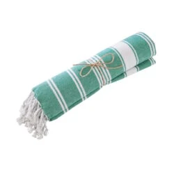 Hamamtuch L 170 X B 90cm SURFSIDE In Türkis -Einrichtungsserien Geschäft butlers hamamtuch l 170 x b 90cm surfside in turkis 3