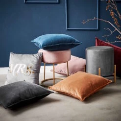 Kissen L 45 X B 45cm COTTON VELVET In Hellbraun -Einrichtungsserien Geschäft butlers kissen l 45 x b 45cm cotton velvet in hellbraun 3