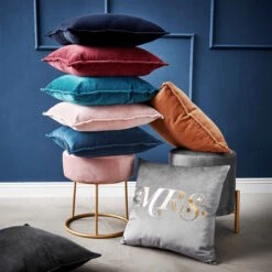 Kissen L 45 X B 45cm COTTON VELVET In Hellbraun -Einrichtungsserien Geschäft butlers kissen l 45 x b 45cm cotton velvet in hellbraun 5