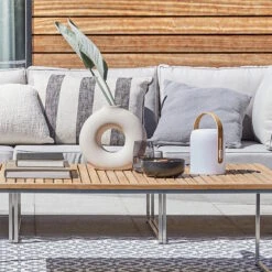 LED Leuchte Mit Bluetooth® Und Farbwechsel SOUND LOUNGE In Weiß-Hellbraun -Einrichtungsserien Geschäft butlers led leuchte mit bluetooth r und farbwechsel sound lounge in weiss hellbraun 17