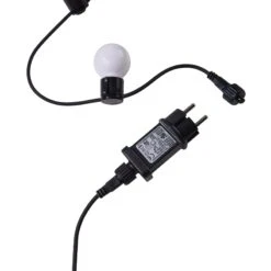 Lichterkette 24 Lichter Outdoor Länge 11m SUNSET In Schwarz-Weiß -Einrichtungsserien Geschäft butlers lichterkette 24 lichter outdoor lange 11m sunset in schwarz weiss 3