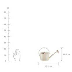 Mini-Gießkanne 1,5l ZINC In Beige 5 Mini-Gießkanne 1,5l ZINC In Beige -Einrichtungsserien Geschäft butlers mini giesskanne 1 5l zinc in beige 3