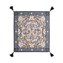 Picknickdecke L 175 X B 154cm BETWEEN FLOWERS In Dunkelblau -Einrichtungsserien Geschäft butlers picknickdecke l 175 x b 154cm between flowers in dunkelblau 2