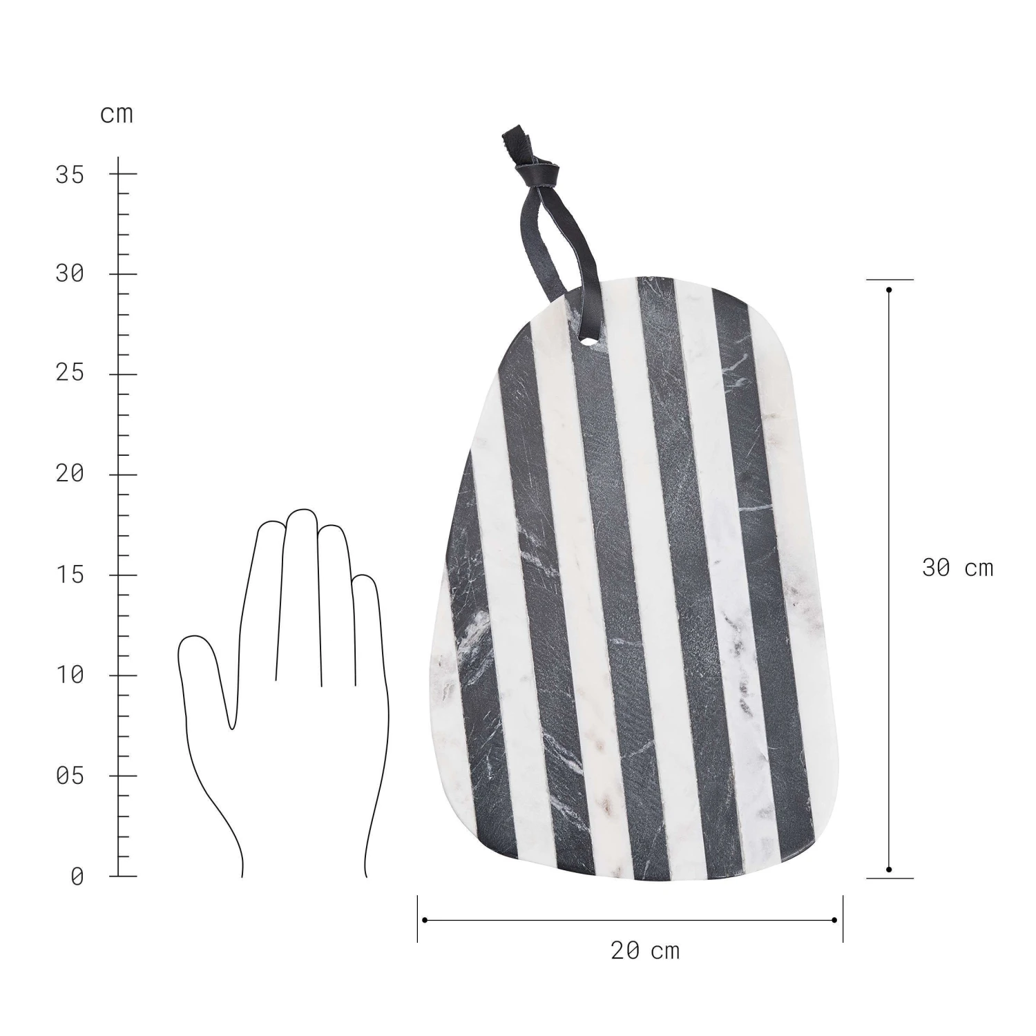 Schneidebrett organisch Marmor L 30 x B 20cm MARBLE in Schwarz-Weiß Schneidebrett Organisch Marmor L 30 X B 20cm MARBLE In Schwarz-Weiß -Einrichtungsserien Geschäft butlers schneidebrett organisch marmor l 30 x b 20cm marble in schwarz weiss 2