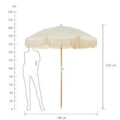 Strandschirm Mit Fransen Ø180cm BOHO LOUNGE In Creme 5 Strandschirm Mit Fransen Ø180cm BOHO LOUNGE In Creme -Einrichtungsserien Geschäft butlers strandschirm mit fransen o180cm boho lounge in creme 3