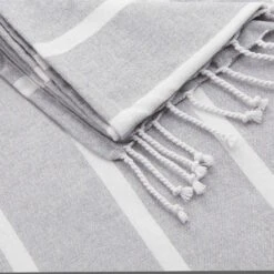 Strandtuch L 200 X B 180cm SURFSIDE In Hellgrau -Einrichtungsserien Geschäft butlers strandtuch l 200 x b 180cm surfside in hellgrau 4