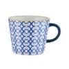 Tasse 350ml ORNAMENTS In Dunkelblau -Einrichtungsserien Geschäft butlers tasse 350ml ornaments in dunkelblau