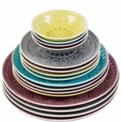 Teller Ø25cm SUMATRA In Hellgrün 5 Teller Ø25cm SUMATRA In Hellgrün -Einrichtungsserien Geschäft butlers teller o25cm sumatra in hellgrun 3