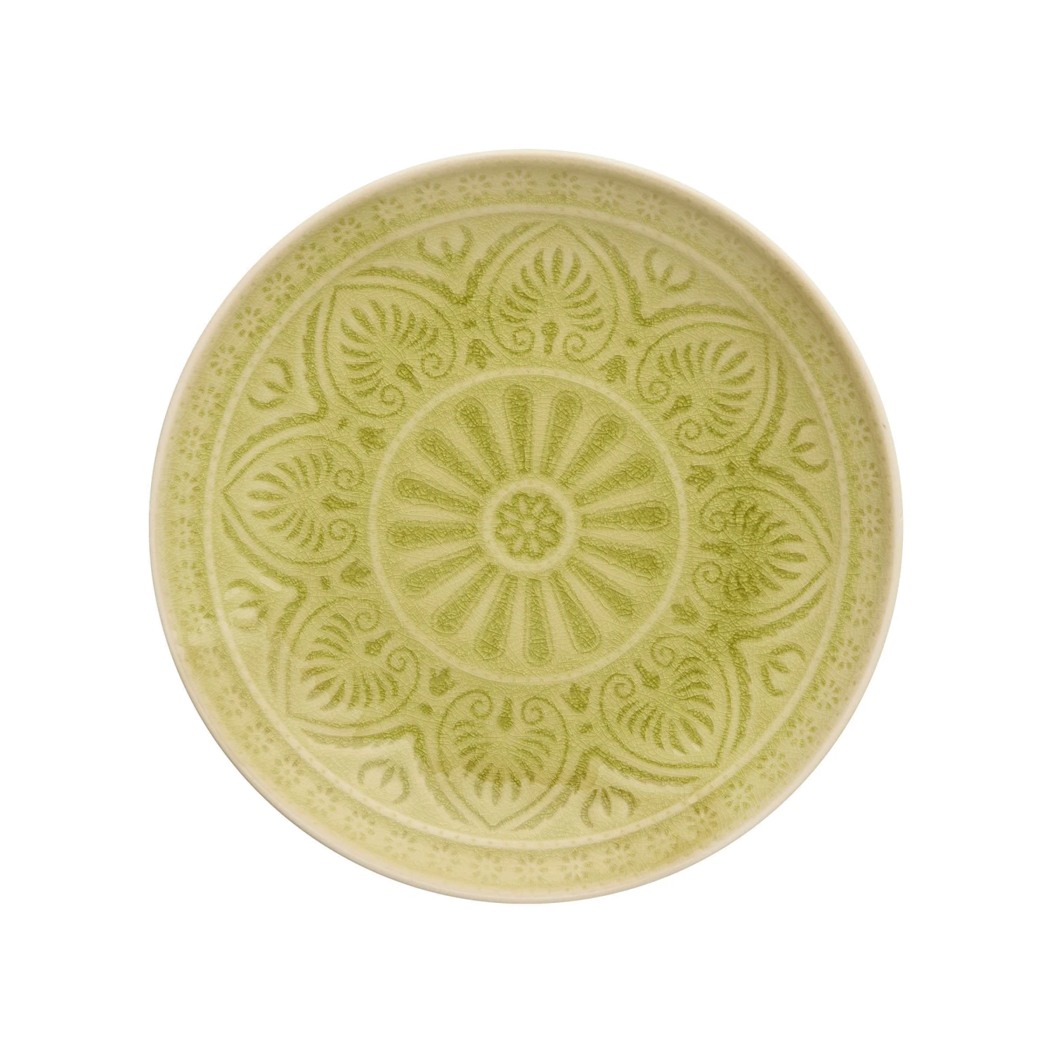 Teller Ø25cm SUMATRA in Hellgrün Teller Ø25cm SUMATRA In Hellgrün -Einrichtungsserien Geschäft butlers teller o25cm sumatra in hellgrun