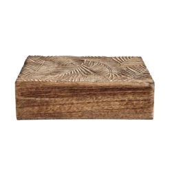 Truhe Mit Schnitzerei Rechteckig L 21 X B 13cm TREASURE In Hellbraun-Gold -Einrichtungsserien Geschäft butlers truhe mit schnitzerei rechteckig l 21 x b 13cm treasure in hellbraun gold 2