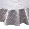 Wachstischdecke Punkte Ø 140 Cm WATERPROOF In Grau 2 Wachstischdecke Punkte Ø 140 Cm WATERPROOF In Grau -Einrichtungsserien Geschäft butlers wachstischdecke punkte o 140 cm waterproof in grau