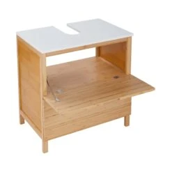 Waschbeckenunterschrank Mit Schublade WHITE SANDS In Natur-Weiß -Einrichtungsserien Geschäft butlers waschbeckenunterschrank mit schublade white sands in natur weiss 9