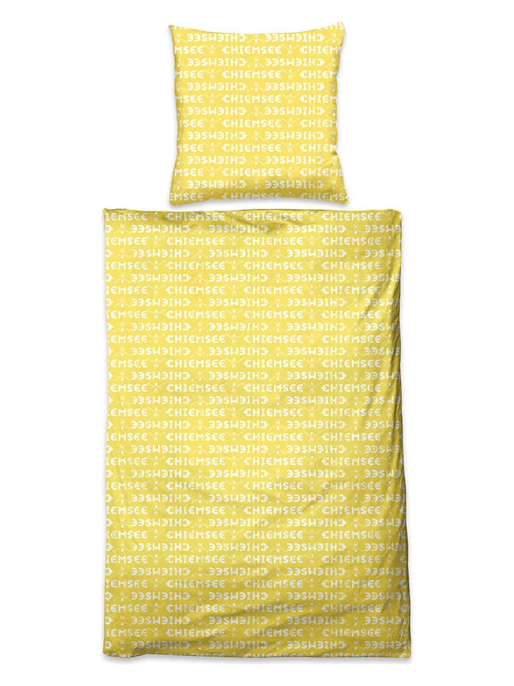 Renforcé-Bettwäsche-Set "Acapulco" in Grau/ Gelb Chiemsee Renforcé-Bettwäsche-Set "Acapulco" In Grau/ Gelb -Einrichtungsserien Geschäft chiemsee renforce bettwasche set acapulco in grau gelb 1