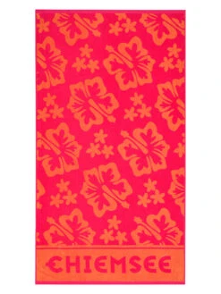 Chiemsee Strandtuch "Honolulu" In Pink/ Orange -Einrichtungsserien Geschäft chiemsee strandtuch honolulu in pink orange 1