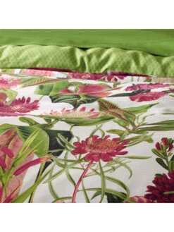 Satin-Spannbettlaken In Grün -Einrichtungsserien Geschäft cxl by christian lacroix satin spannbettlaken in grun 2