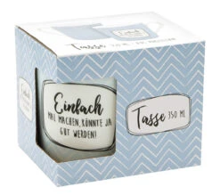 Tasse Einfach Machen Blau - 350ml -Einrichtungsserien Geschäft geda labels tasse einfach machen blau 350ml 2