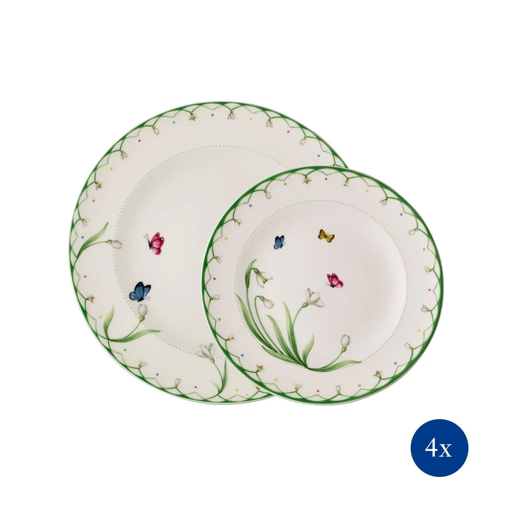 Teller-Set, 8tlg, für 4 Pers Colourful Spring in grün Villeroy & Boch Teller-Set, 8tlg, Für 4 Pers Colourful Spring In Grün -Einrichtungsserien Geschäft villeroy and boch teller set 8tlg fur 4 pers colourful spring in grun